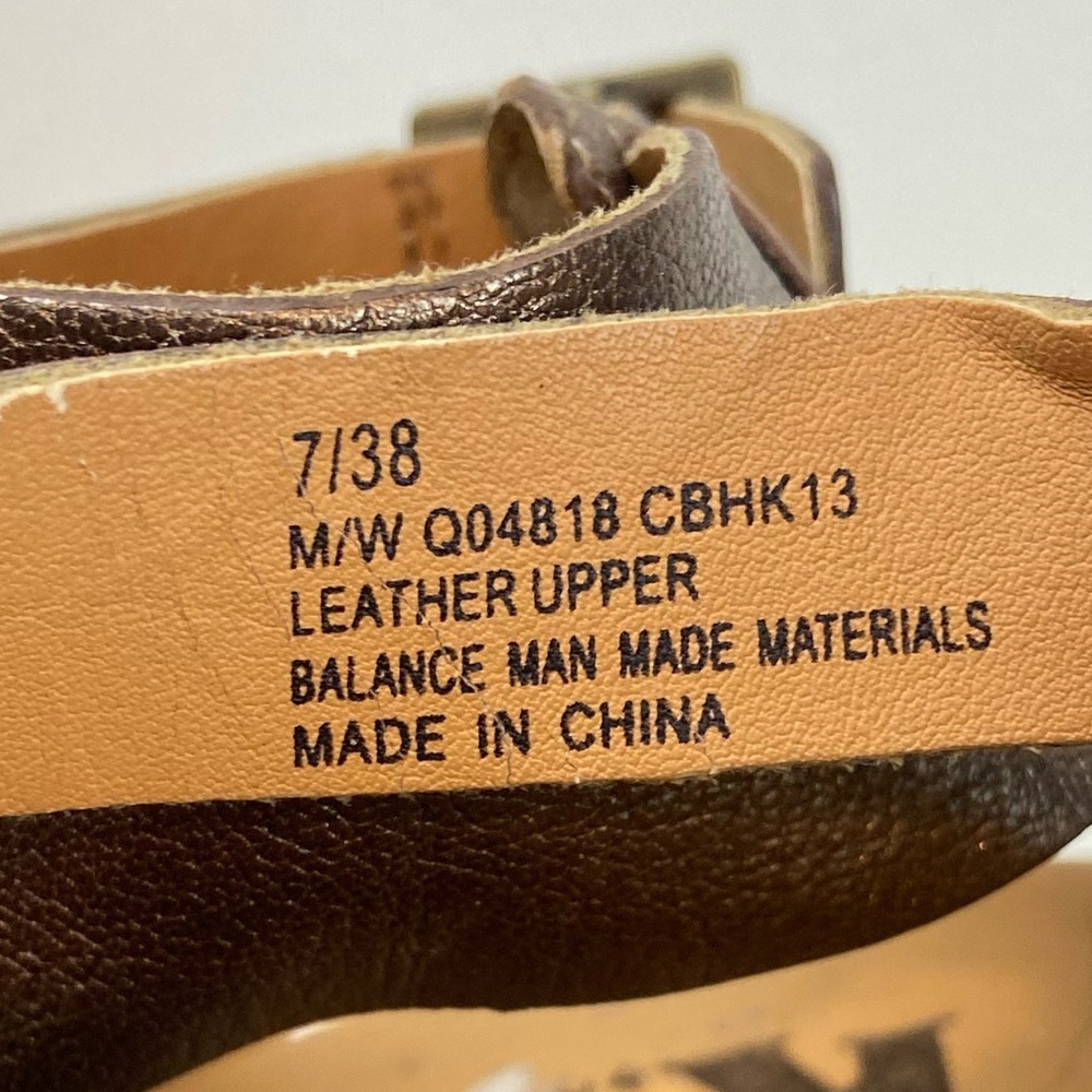 Kork-Ease Y2K Metallic Bronze Leather Wedge Sandals - Picture 7 of 10